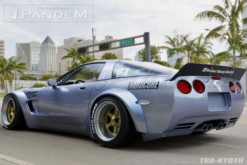 GReddy Pandem 1997-2004 Chevrolet Corvette C5 Fastback Coupe Rocket Bunny Full Widebody Aero Kit w/ Wing - photo 4