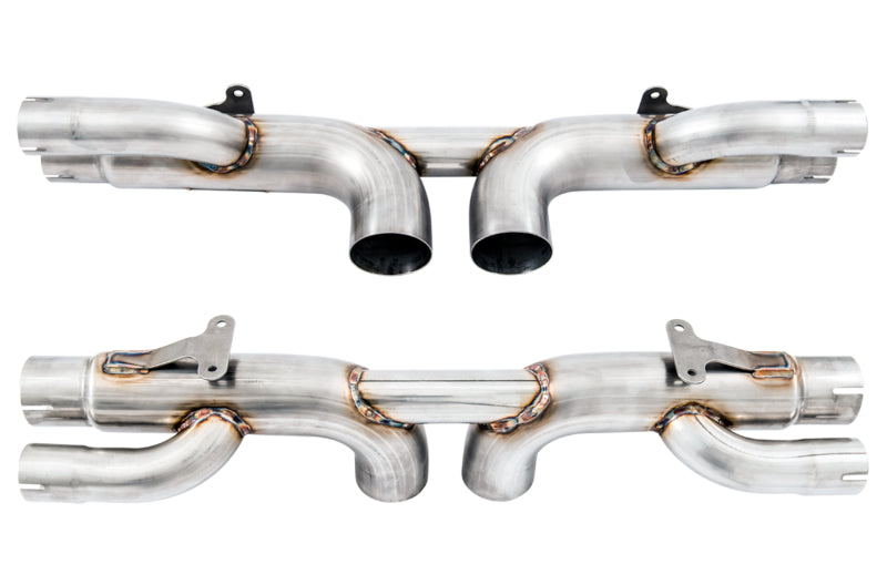 AWE Tuning Porsche 991 GT3 / RS Center Muffler Delete - Diamond Black Tips - photo 2