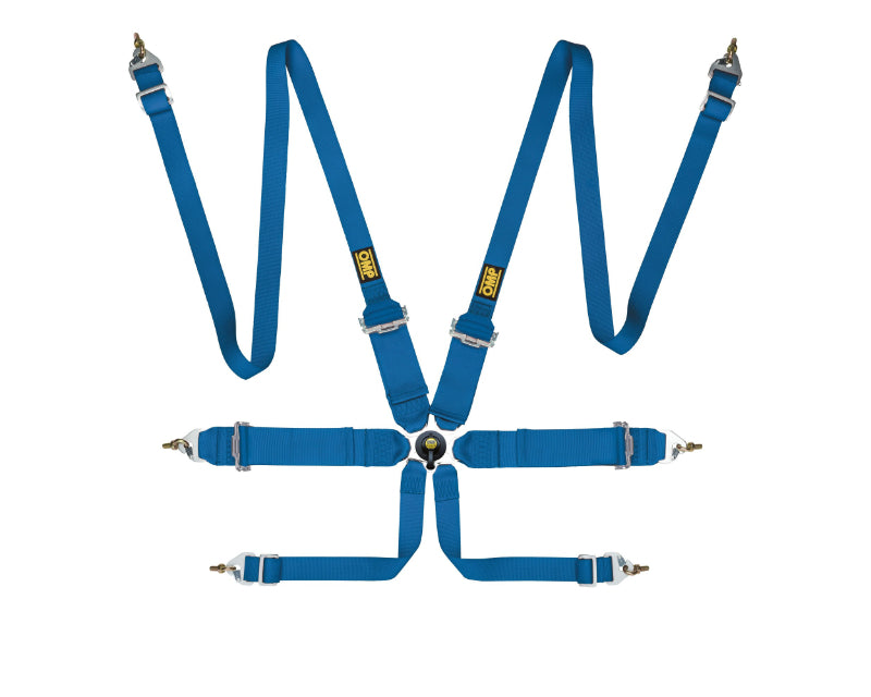 OMP First 3/2 Racing Harness Blue (DA0-0204-B02-041)
