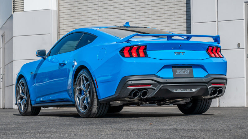 Borla 2024 Ford Mustang GT 5.0L V8 with Active Exhaust ATAK Cat-Back Exhaust System - Black Chrome - photo 3