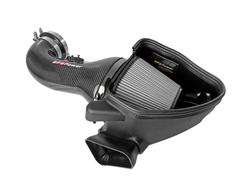 aFe 2017-2024 Chevrolet Camaro ZL1 (6.2L-V8) Track Series Carbon Fiber CAI System w/ Pro-DRY S Filters (afe57-10018D)