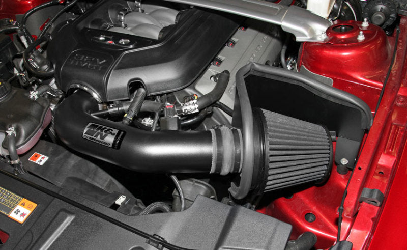 K&N 2011-2014 Ford Mustang GT 5.0L V8 Black Performance Intake Kit (knn71-3527) - photo 7