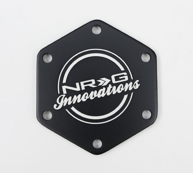 NRG Carbon Fiber w/ Red Texalium Fabrics Horn Delete Button Circular Logo Front/ Back (STR-640CF/RD)