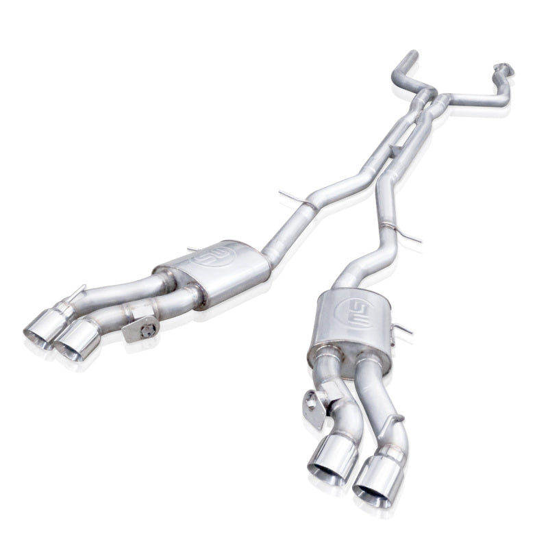 Stainless Works 2016-2018 Cadillac CTS-V Sedan Cat-Back System Resonated X-Pipe Dual-Mode Mufflers - photo 5