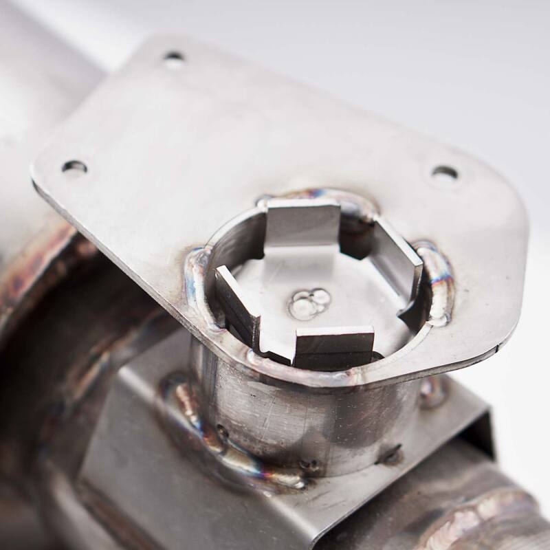 Stainless Works 2016+ Chevrolet Camaro SS 3in Redline Factory Connect Axle-Back with Valve & 4in Quad Tips - photo 6