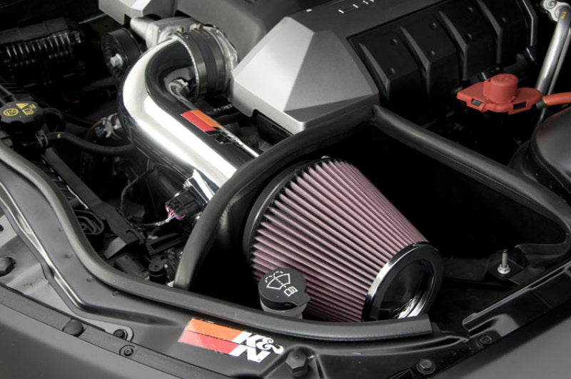 K&N 2010 Camaro 6.2L V8 Polished Typhoon Short Ram Intake (knn69-4519TP) - photo 2