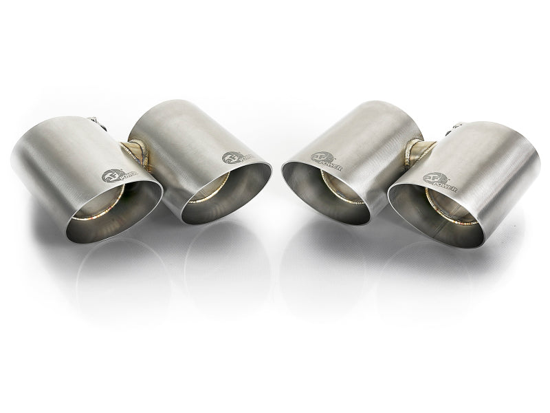 aFe MACH Force-Xp 304 Stainless Steel OE Exhaust Tips Polished 2012-2016 Porsche 911 (C2S 991) H6 3.8L - photo 2