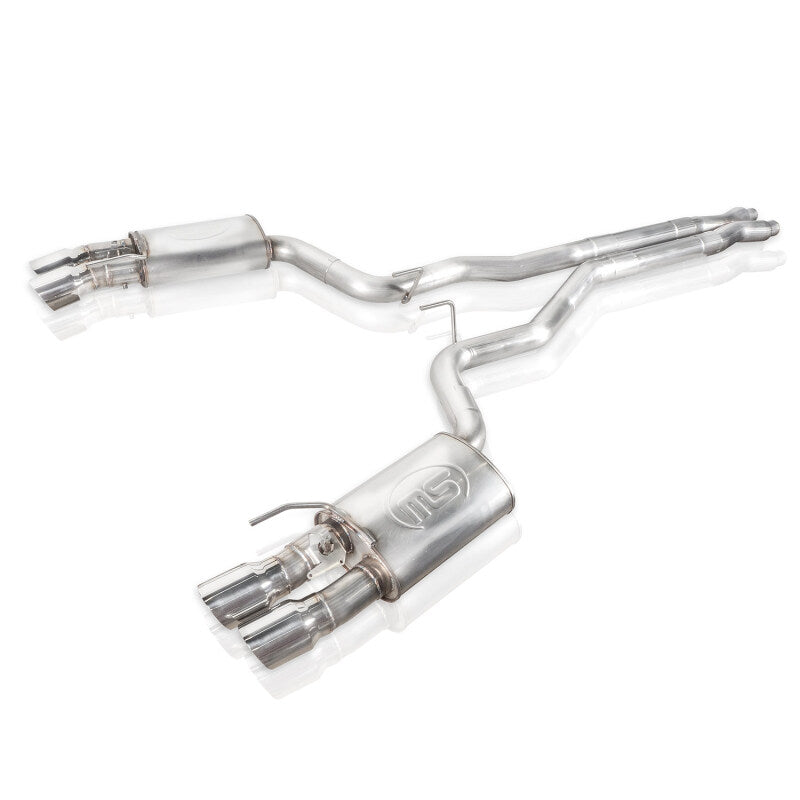 Stainless Works 2018+ Ford Mustang GT Redline Cat-Back Performance Connect X-Pipe with Active Valves - photo 5