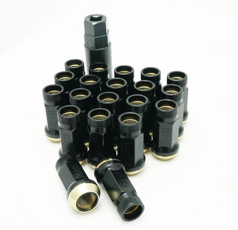 Muteki SR45R Lug Nut Kit 12x1.50 - Black (32936B)