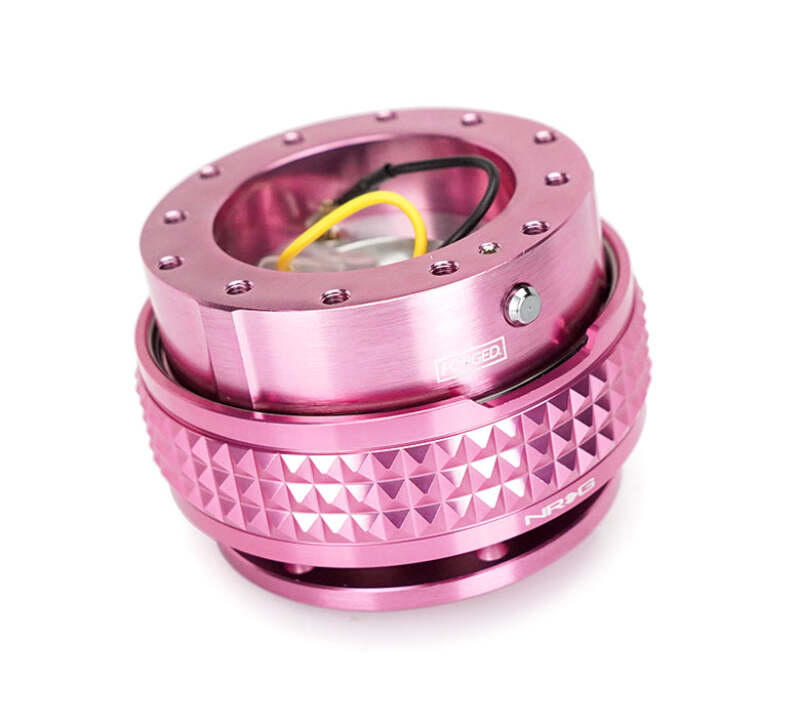 NRG Quick Release Kit - Pyramid Edition - Pink Body / Pink Pyramid Ring (SRK-210PK-PK)