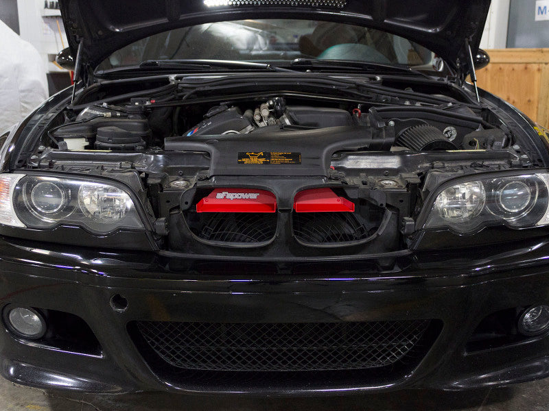 aFe MagnumFORCE Intakes Scoops AIS BMW 3-Series/ M3 (E46) 2001-2006 L6 - Matte Red (afe54-10468-R) - photo 3