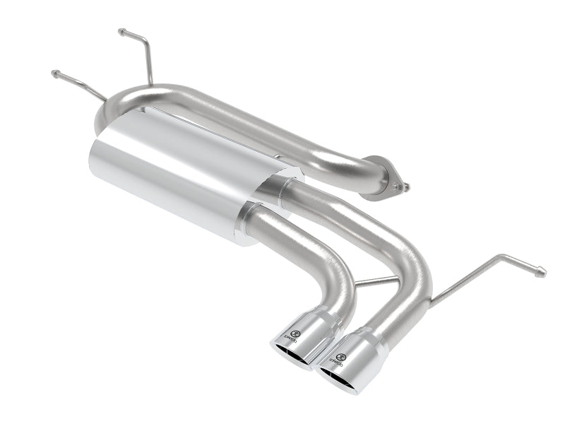 aFe Takeda 2-1/2in 304 Stainless Steel Axle-Back Exhaust with Polished Tip 2016-2019 Mazda Miata L4 2.0L