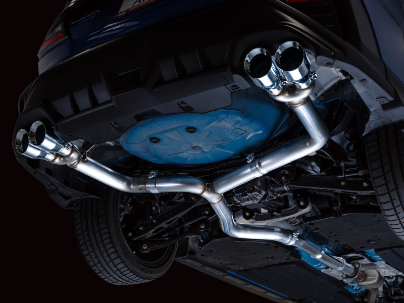 AWE Tuning 2022+ VB Subaru WRX Track Edition Exhaust - Chrome Silver Tips - photo 2