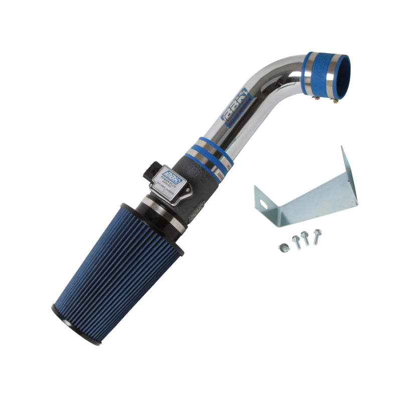 BBK 1986-1993 Mustang 5.0 Cold Air Intake Kit - Standard Style - Chrome Finish (bbk1556)