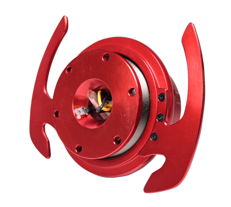 NRG Quick Release Kit Gen 4.0 - Red Body / Red Ring w/ Handles (SRK-700RD) - photo 4