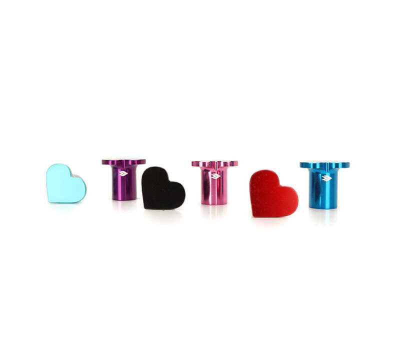 NRG Drift Button Heart Shape Honda - Purple (DB-H003PP)