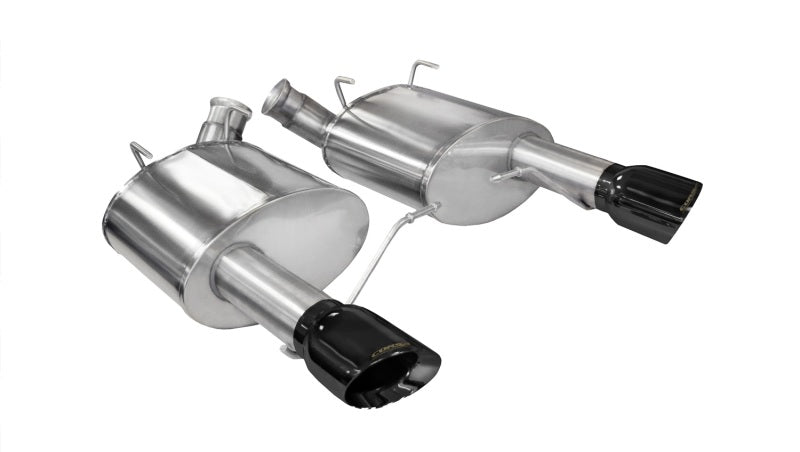 CORSA Performance 2011-2014 Ford Mustang GT/Boss 302 5.0L V8 Black Sport Axle-Back Exhaust