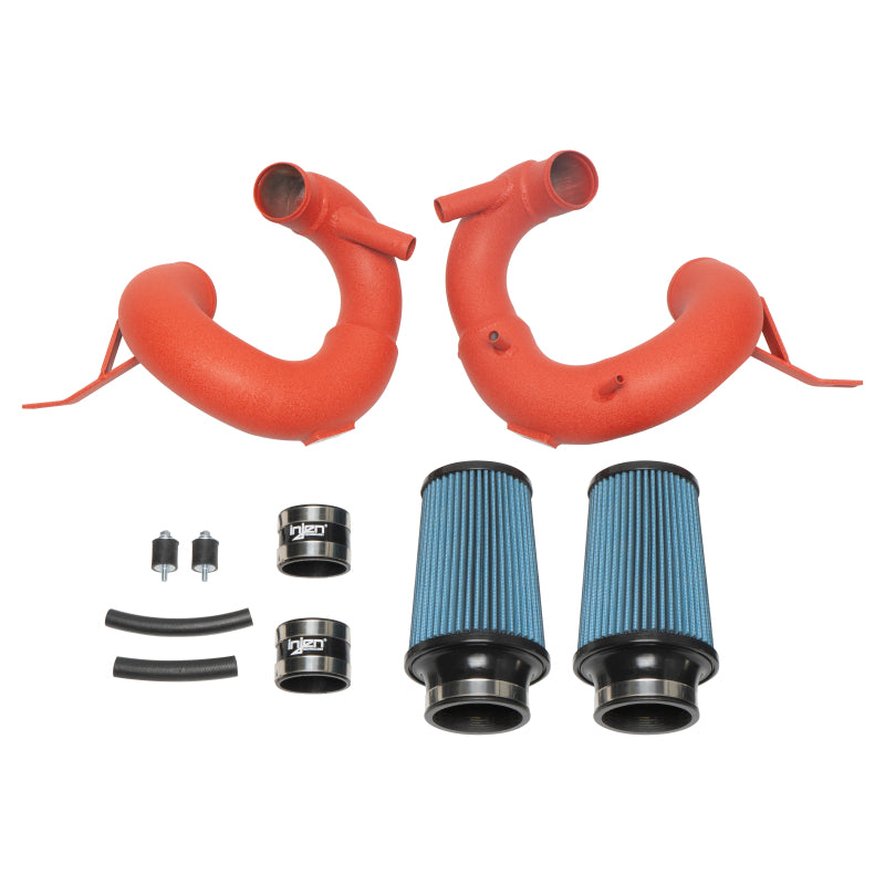 Injen 2018-2020 Kia Stinger 3.3L Twin Turbo Wrinkle Red Short Ram Air Intake (injSP1350WR) - photo 9