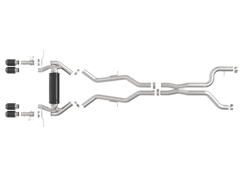 aFe 2023-2025 BMW M2 L6-3.0L (G87) MACH Force-Xp Cat-Back Exhaust with Carbon Fiber Tip - photo 2