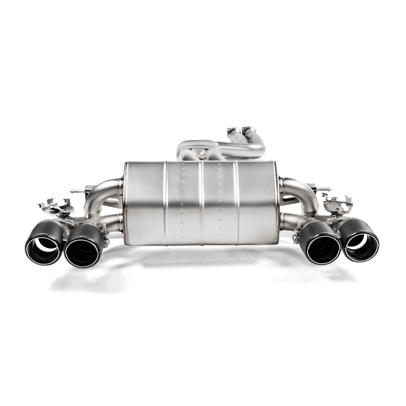 Akrapovic 2018+ BMW M2 Competition/M2 CS (F87N) Slip-On Line (Titanium) with Carbon Fiber Tips