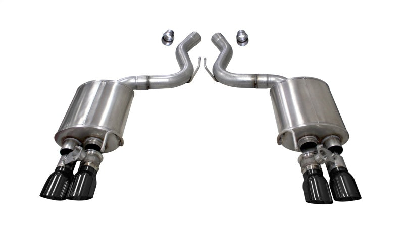 CORSA Performance 2018-2023 Ford Mustang GT Fastback 5.0L 3in Sport Axle-Back Exhaust with 4in Black Tips