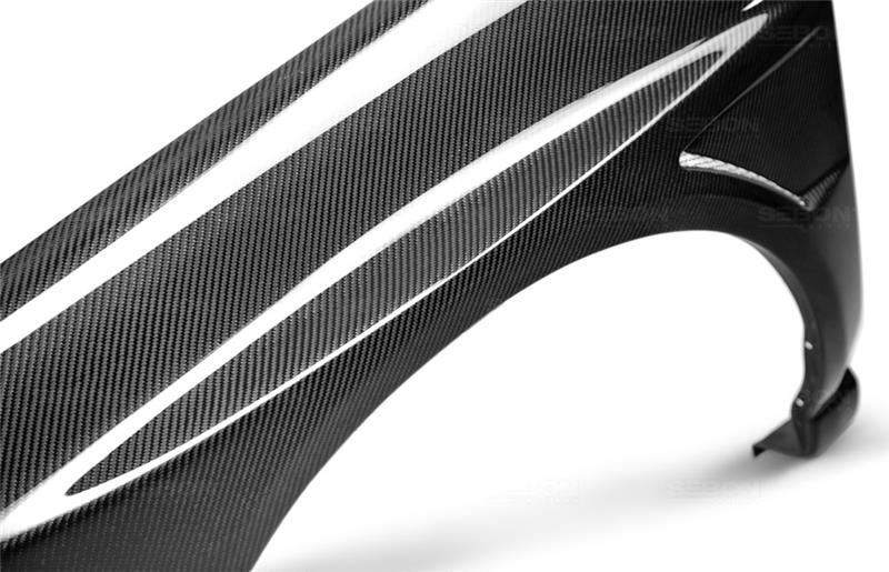 Seibon 2006-2007 Subaru WRX/STI (Sedan Only) 10mm Wider Carbon Fiber Fenders - photo 5