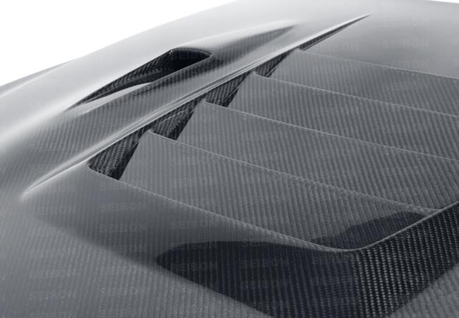 Seibon 2009-2012 Nissan GT-R R35 DS-Style Carbon Fiber Hood - photo 3