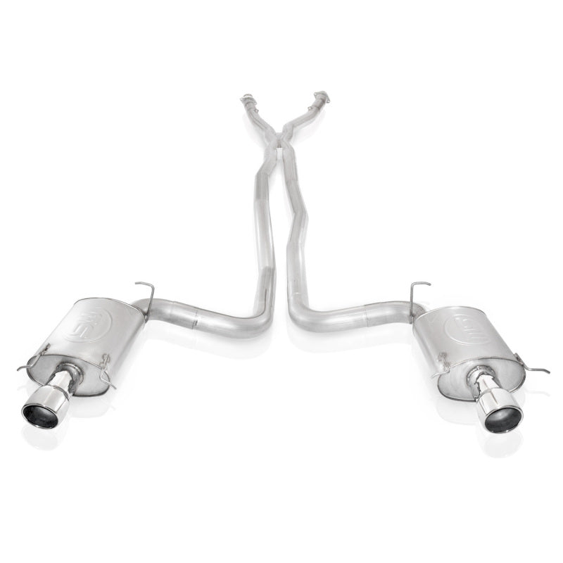 Stainless Works 2004-2007 Cadillac CTS-V 3in Exhaust X-Pipe Chambered Mufflers 4in Tips