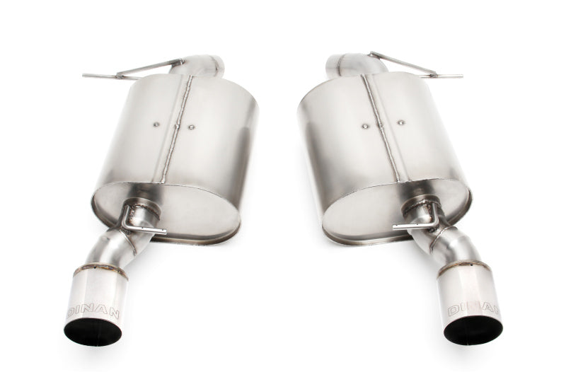 Dinan 2007-2011 BMW 335i/335xi (E90) Free Flow Axle-Back Exhaust System - Polished Tips