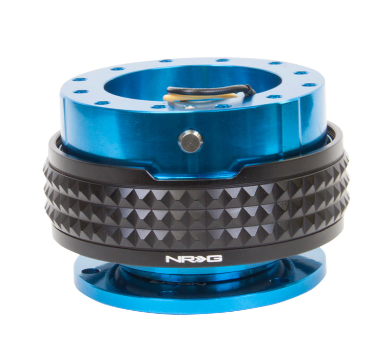 NRG Quick Release Kit - Pyramid Edition - Blue Body / Black Pyramid Ring (SRK-210BL/BK) - photo 2