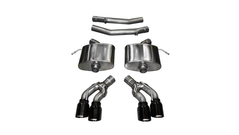 CORSA Performance 2016-2019 Cadillac CTS V 6.2L V8 2.75in Black Sport Axle-Back Exhaust - photo 5