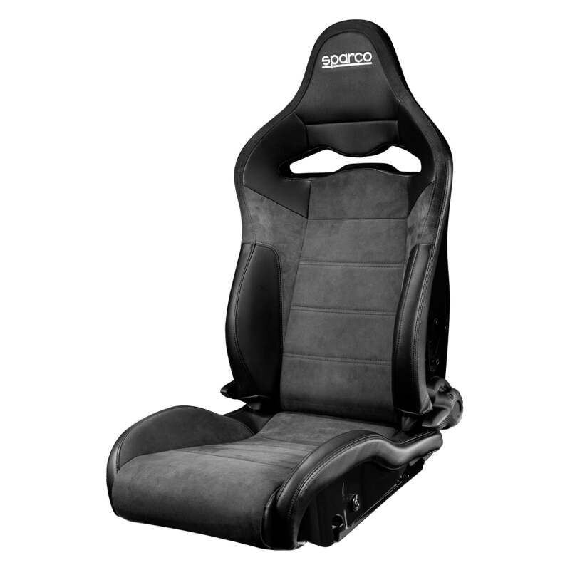 Sparco SP-R Seat Black/Black White Logo (00906USNR)
