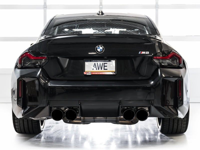 AWE Tuning 2023-2024 BMW G87 M2 SwitchPath Edition Exhaust - Diamond Black Tips - photo 4