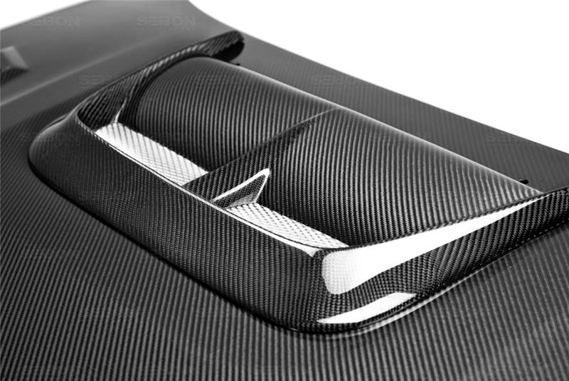 Seibon 2004-2005 Subaru WRX/STI CW Carbon Fiber Hood - photo 3