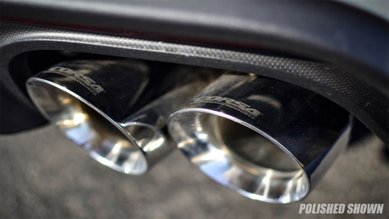 CORSA Performance 2018-2023 Ford Mustang GT Fastback 5.0L 3in Cat-Back System Dual Rear Exit with 4in Black Tips - photo 2