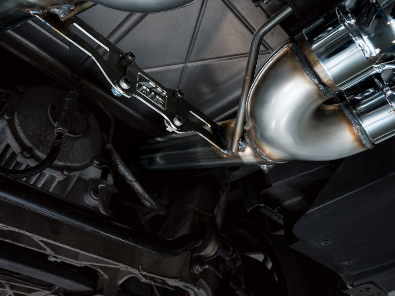 AWE Tuning C6 Chevrolet Corvette Z06/ZR1 Track Edition Axle-Back Exhaust with Chrome Silver Tips - photo 2