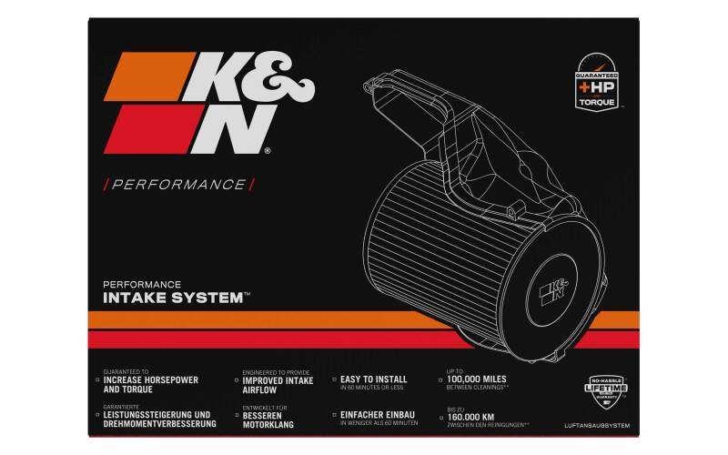 K&N 2022 Audi S3 2.0L L4 Gas Performance Air Intake System (knn57S-9502) - photo 5