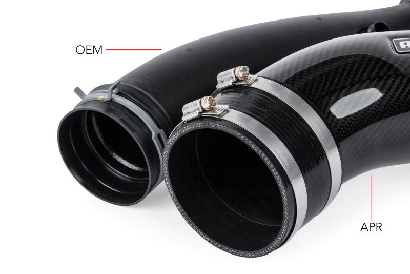 APR 2017-2020 Audi RS3/2018-2022 Audi TT RS Quattro (MK3) 2.5T TFSI Turbocharger Inlet Rear Carbon Tube (aprCI100038-B) - photo 4