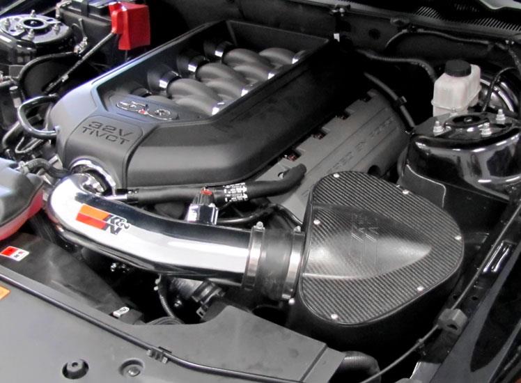 K&N 2011-2013 Ford Mustang GT 5.0L V8 Typhoon Performance Intake (knn69-3527TP) - photo 5