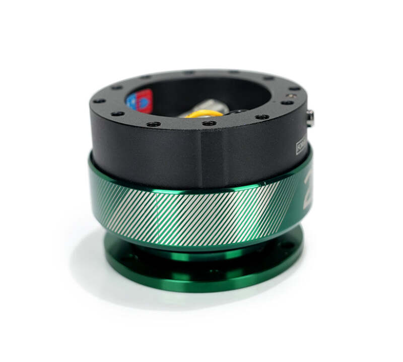 NRG Quick Release Gen 2.0 - 20 Year Anniversary Black Body / Emerald Ring (SRK-200BK-EG20) - photo 2