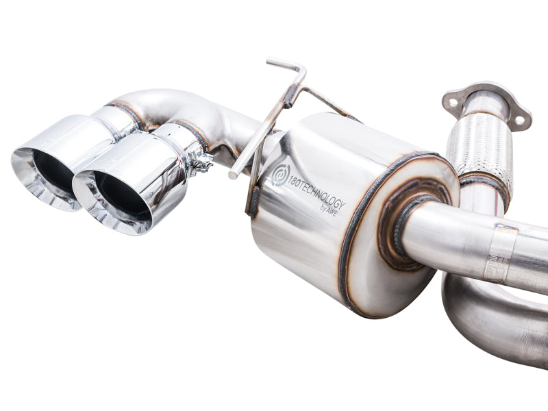 AWE Tuning 2020 Chevrolet Corvette (C8) Touring Edition Exhaust - Quad Chrome Silver Tips - photo 4