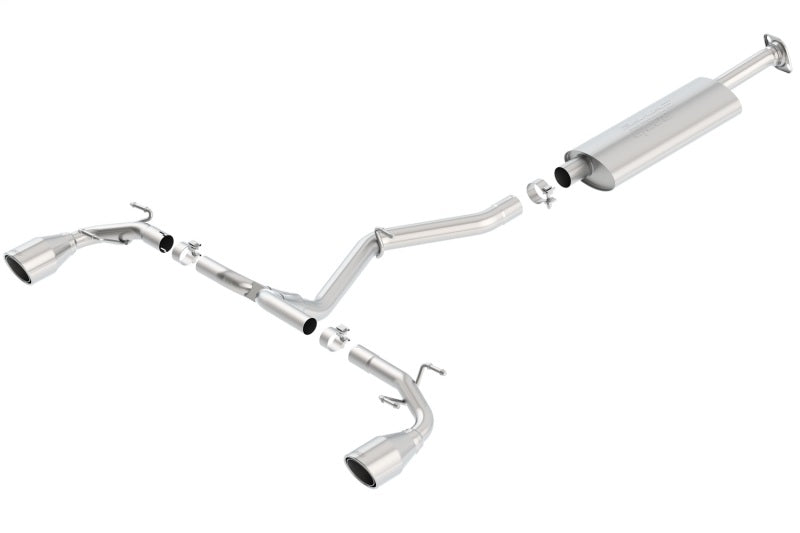 Borla 2013-2015 Scion FR-S 2.0L 4cyl 6spd / 2013 Subaru BRZ 2.0L 4cyl 6spd SS Cat-Back Exhaust - photo 2
