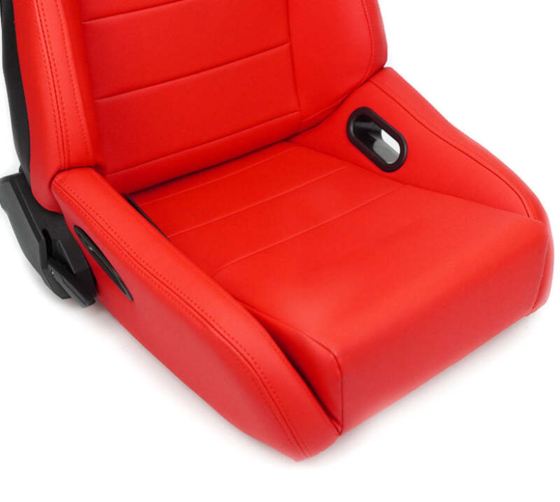 NRG Omega Reclinable Racing Seat (Pair) Red with Black Carbon Vinyl Back (RSC-750RD/BK L/R) - photo 6