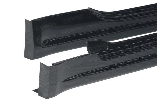 Seibon 2002-2005 Nissan 350Z SA Carbon Fiber Side Skirts - photo 2