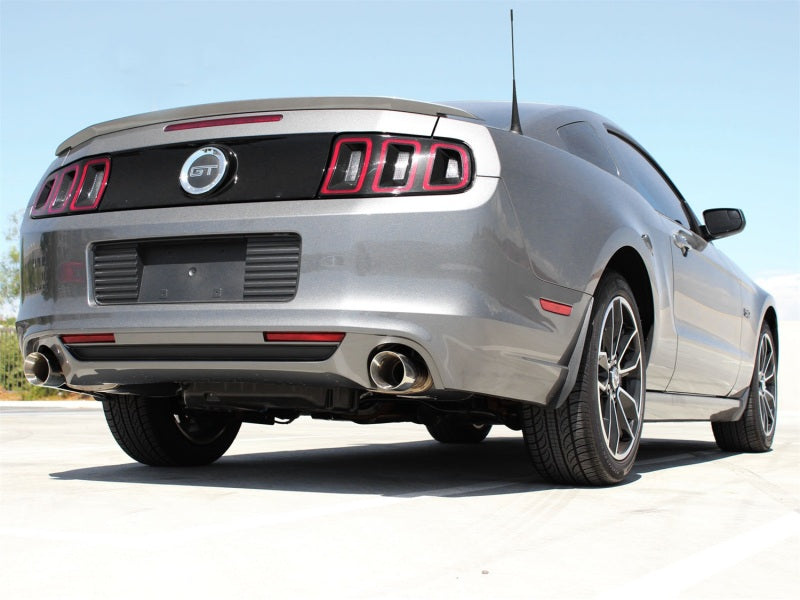 aFe MACH Force-Xp Exhaust 2011-2014 Ford Mustang GT V8-5.0L 3in. Stainless Steel Axle-Back with Black Tips