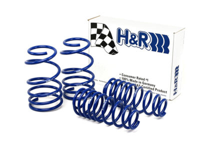 H&R Super Sport Springs for 2005–2009 Ford Mustang/Convertible/GT/Shelby GT/Shelby GT-H V6/V8 (51655-77)