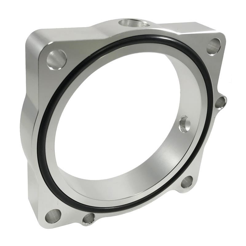 Torque Solution Throttle Body Spacer (Red): Hyundai Genesis Coupe 2.0T 2010-2012 (tqsTS-TBS-018R) - photo 3