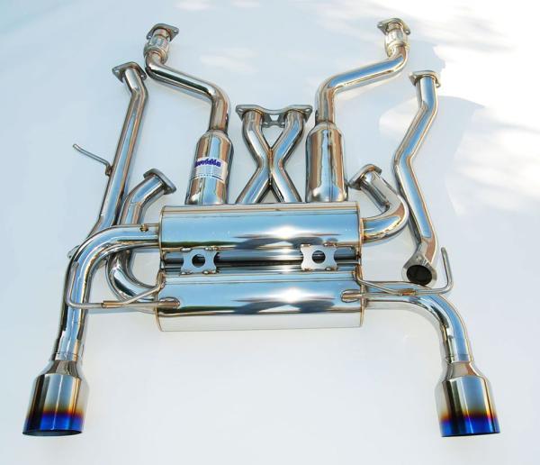 Invidia 2009+ 370Z Gemini Single Layer Titanium Tip Cat-Back Exhaust