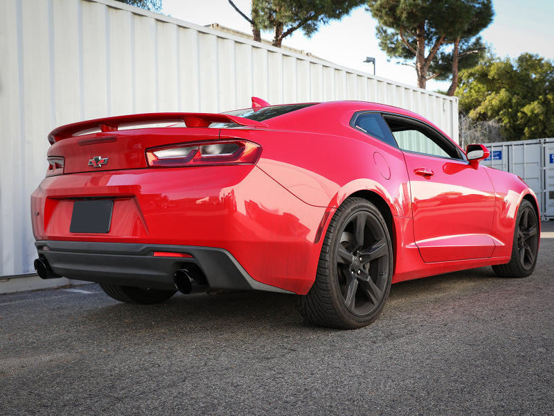 aFe POWER MACH Force-Xp 2.5in Axle-Back Exhaust System 2016-2020 Chevrolet Camaro SS V8 6.2L - Black - photo 5
