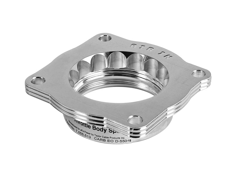 aFe Silver Bullet Throttle Body Spacers TBS BMW 325i (E46) 2001-2006 L6-2.5L (afe46-31008) - photo 2